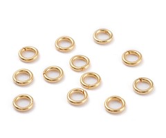 65 pieces Stainless Steel Jumprings 4mm