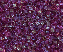 Miyuki Delica's 11/0  Fancy Lined Magenta, 5 gram