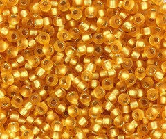 Miyuki Rocailles 11/0 -   Silverlined Matte Dark Gold, 5 gram