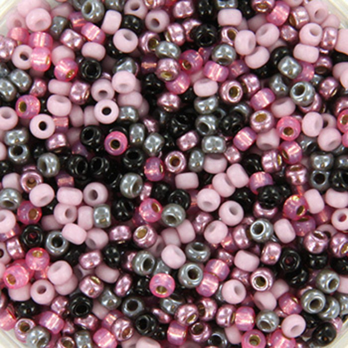 Miyuki Rocailles 11/0 -   Mix Pink Candy, 5 gram