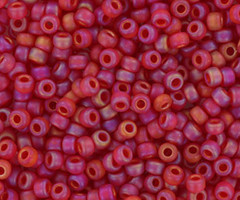 Miyuki Rocailles 11/0 -  Transparant Matte AB Ruby, 5 gram