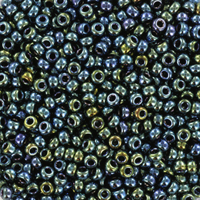Miyuki Rocailles 11/0 -   Metallic Iris Gunmetal, 5 gram