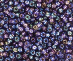 Miyuki Rocailles 11/0 -  Silverlined AB Amethyst, 5 gram