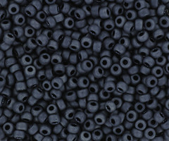 Miyuki Rocailles 11/0 -  Opaque Matte Gunmetal, 5 gram