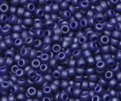 Miyuki Rocailles 11/0 -  Opaque Matte Luster Cobalt, 5 gram