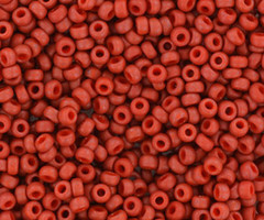 Miyuki Rocailles 11/0 - Opaque Matte Terra Cotta, 5 gram