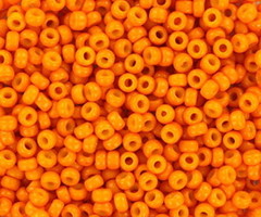 Miyuki Rocailles 11/0 - Duracoat Opaque Kumquat, 5 gram