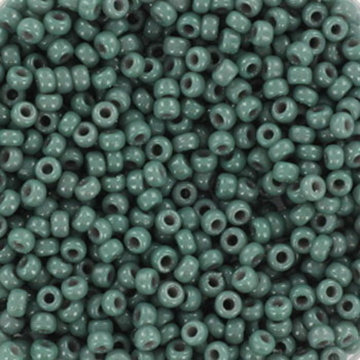Miyuki Rocailles 11/0 - Duracoat Opaque Eucalyptus, 5 gram