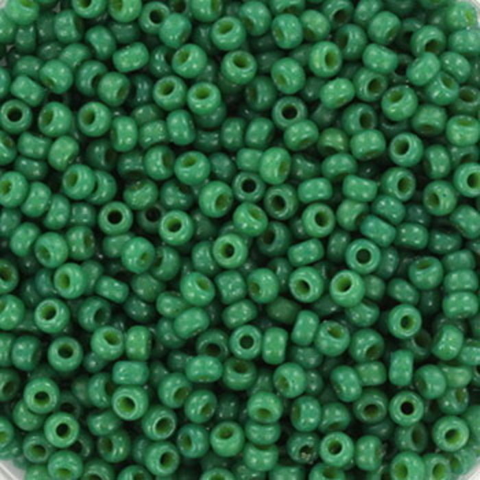 Miyuki Rocailles 11/0 - Duracoat Opaque Spruce, 5 gram