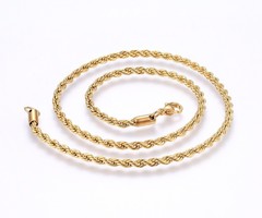 Stainless Steel Rope Chain Ketting 2mm
