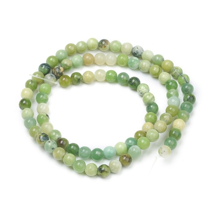 Natural Serpentine Gemstone Beads 4mm, strand 80 pieces