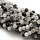 Natural Black Rutilated Quartz Gemstone Beads 4mm, strand 85 pieces