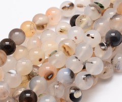 Natural Agate Gemstone Beads 4mm, Strand 85 Pieces