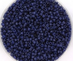 Miyuki Delica's 11/0 Duracoat Opaque Dyed Navy, 5 gram