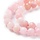 Natural Pink Opal Gemstone Faceted Beads 4mm, strand 85 pieces