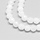 Natural White Jade Gemstone Faceted Beads 4mm, Strand 85 Pieces