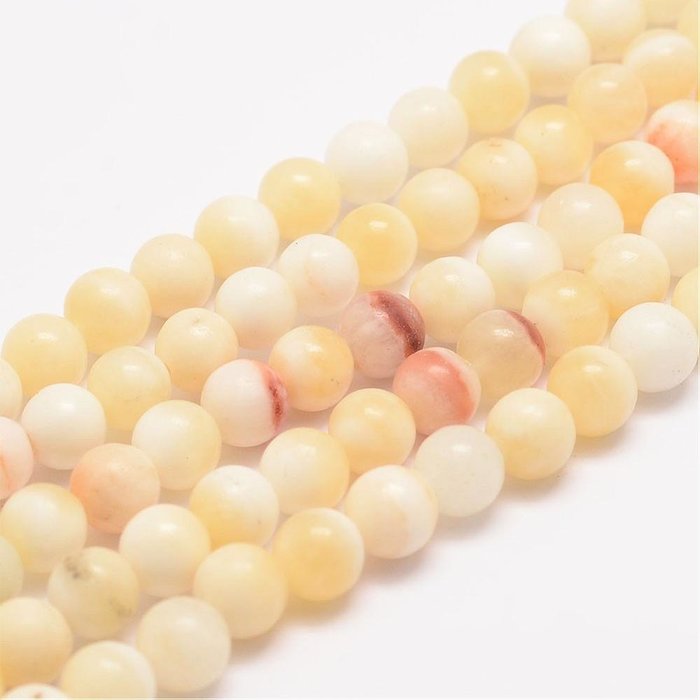 Natural Honey Jade Gemstone Beads 4mm, strand 90 pieces