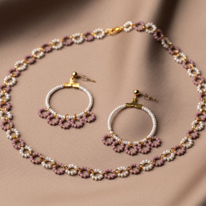 Jumpringen met Miyuki Kralen - Ketting & Oorbellen Maken Inspi406