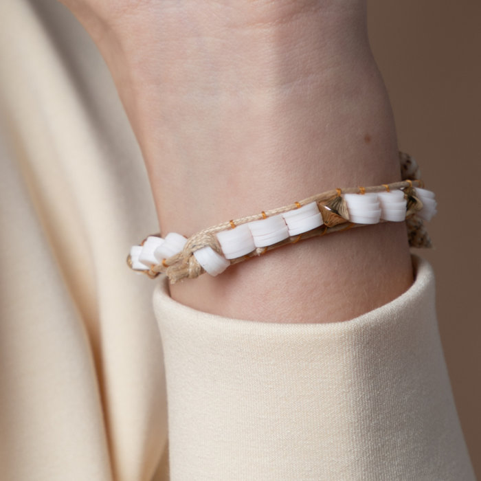 Schelpjes en Katsuki Kralen - Set Ketting, Armband en Oorbellen Inspi411