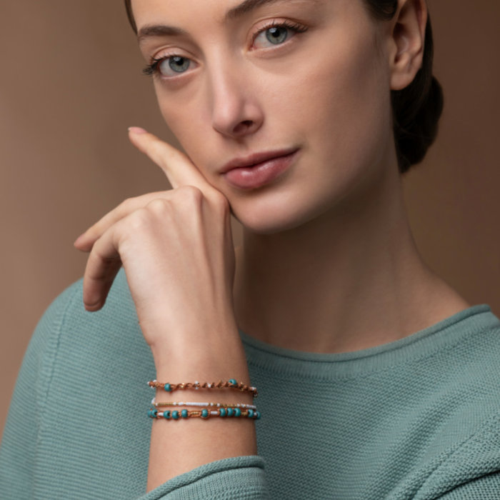 Bracelet Set with S-lon and Miyuki beads Inspi421