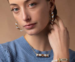 Brickstitch Setje met Patroon - Ketting, Oorbellen en Armbandje