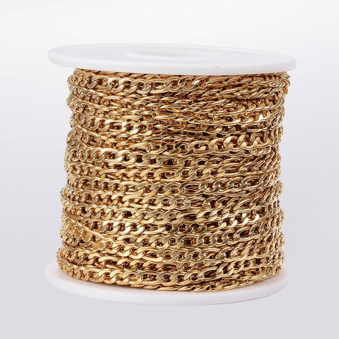 1 meter Stainless Steel Chain Ketting 5.5~8x4mm - A36