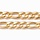 1 meter Stainless Steel Chain 5.5~8x4mm 18K Gold Plated - A36