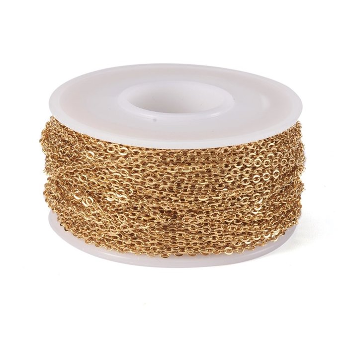 1 meter Stainless Steel Chain 2x1.5mm - A37