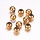 20 stuks Stainless Steel Spacer Beads 18K Gold Plated 4x3.5mm - A16