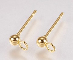 6 stuks Stainless Steel Studs Oorbel 14x6mm