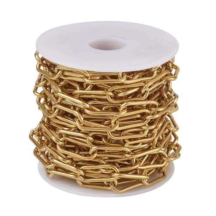 Stainless Steel Chain Ketting 17x7mm, 1 meter