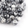 Acrylic Beads Marble Look 8mm Black and White, 50 pieces