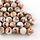 Acrylic Beads Marble Look 8mm Camel Brown, 50 pieces