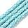 Katsuki Fimo Clay Disc Beads 6mm Mix Light Blue, strand 315 pieces