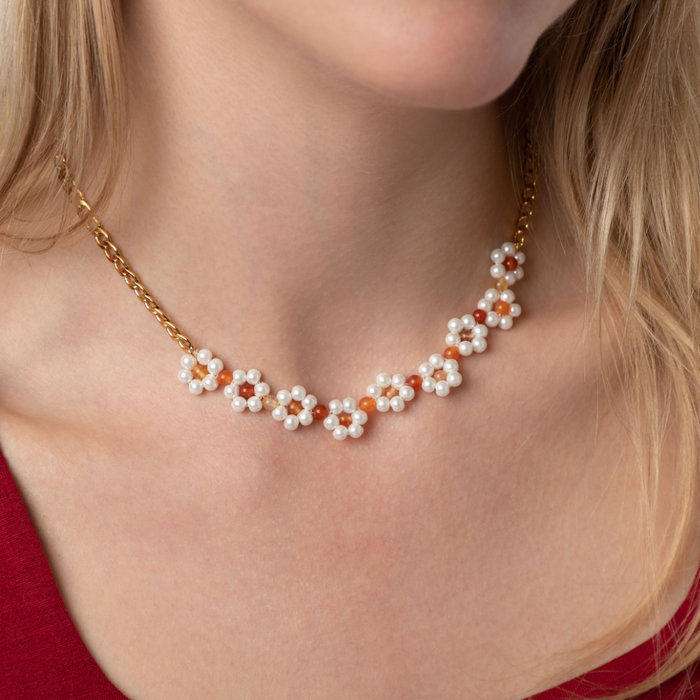 Bloemetjes Armband en Ketting Maken met Kralen Inspi441