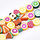 Polymer Beads Fruit Mix 7~11x8~12x3~7mm, 25 pieces