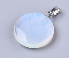 Opalite Charm 22~25x19~21x5~7mm