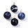 Natural Gemstone Charm 14x10.5mm Sodalite