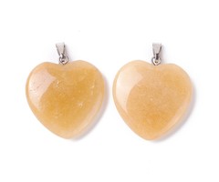 Natural Edelsteen Bedel Hart Topaz Jade 33x24.5~26x6~8.5mm