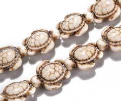 5 stuks Schildpad Kralen 18x14x8mm