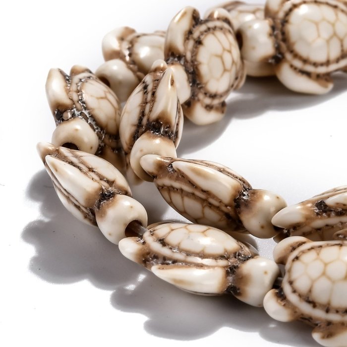 Schildpad Kralen 18x14x8mm, 5 stuks