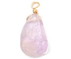 Natural Gemstone Nugget Charm Ametrine 21~27x9~13x4.5~6mm