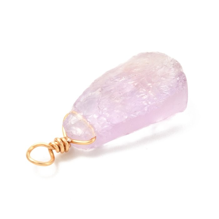 Natural Edelsteen Nugget Bedel Ametrien 21~27x9~13x4.5~6mm