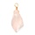 Natural Gemstone Nugget Charm Rose Quartz 24.5~32x7.5~13x7~10mm