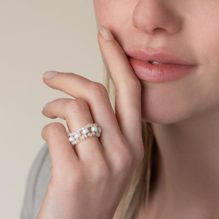 Freshwater Pearls with Copper Wire Set Inspi418