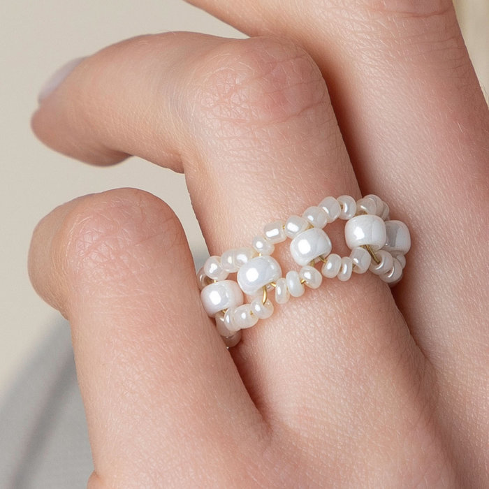 Miyuki Seed Beads 11/0 Ceylon White Pearl, 5 grams