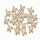 Initial Charm with Cubic Zirconia 10x8.5mm Letter K