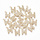Initial Charm with Cubic Zirconia 10x9mm Letter H