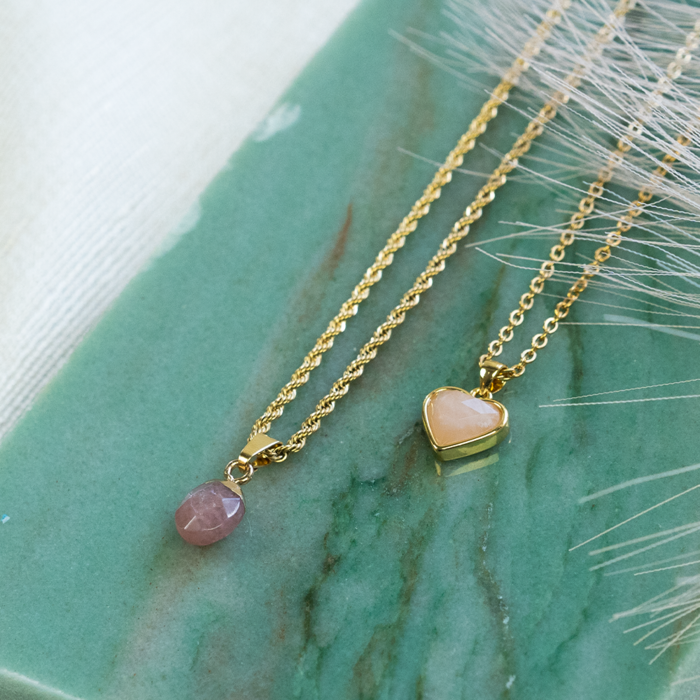 Stainless Steel Ketting 2mm Gold Plated 41 cm