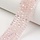 186* Faceted Beads Light Pink Shine 8x6mm, 65 pieces